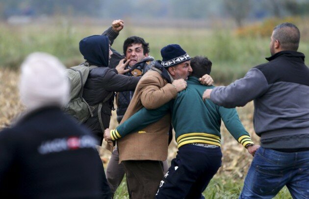 tuča migranti